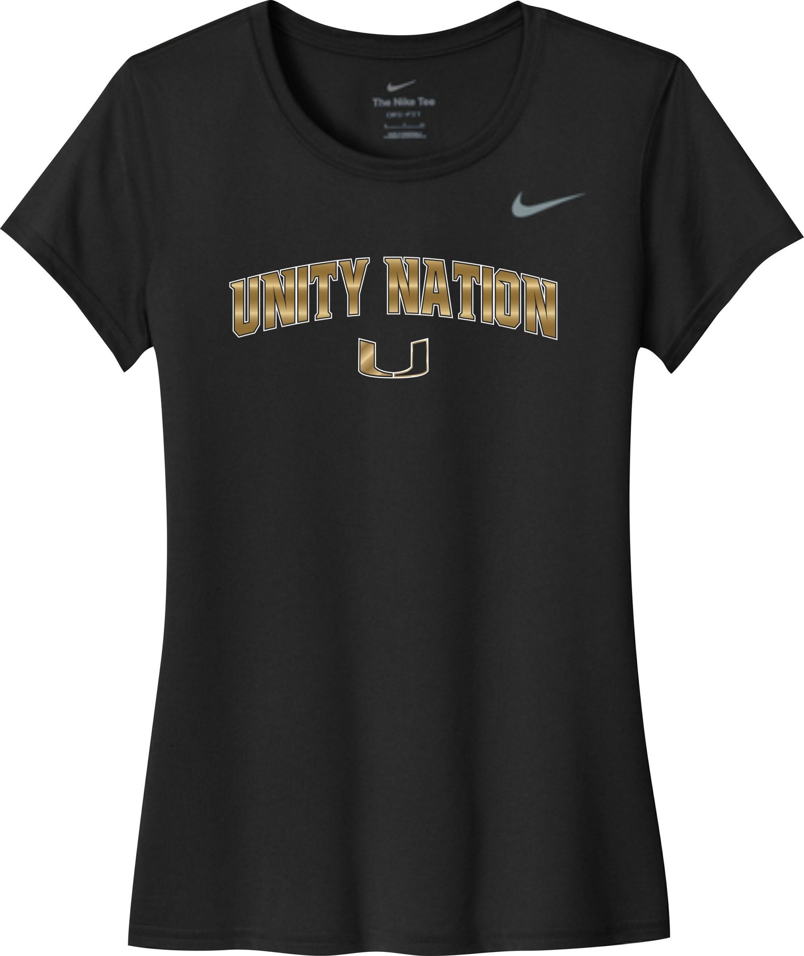 Nike™ Womens_Unity Nation Tee_Black