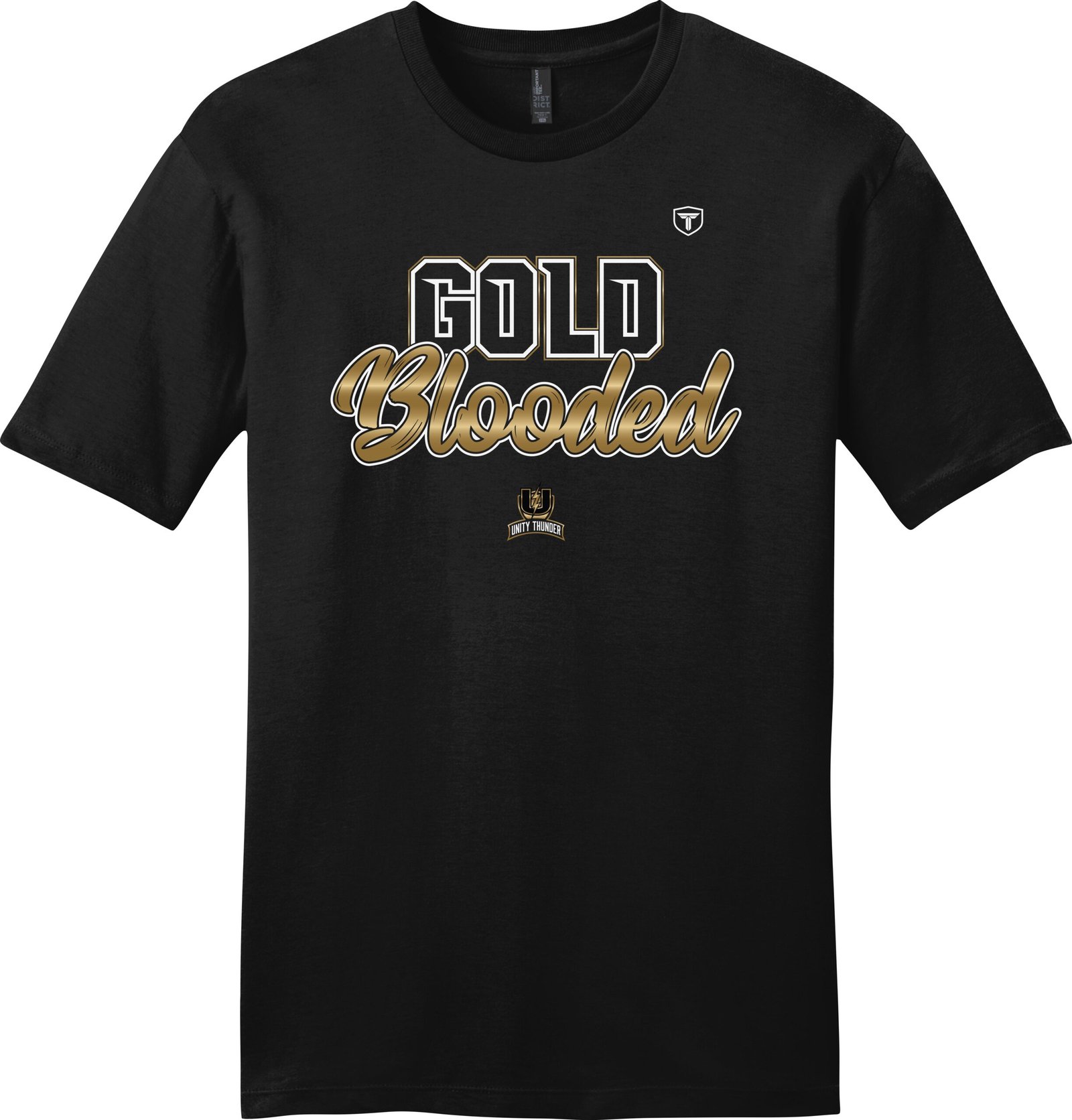 Unity Gold Blooded Tee_Black